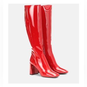 Prada, new patent leather boots, 8